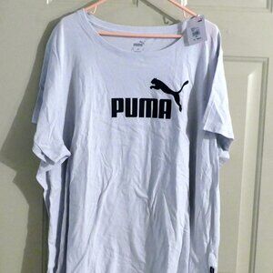 Puma Womens Plus Size Logo T-shirt NWT